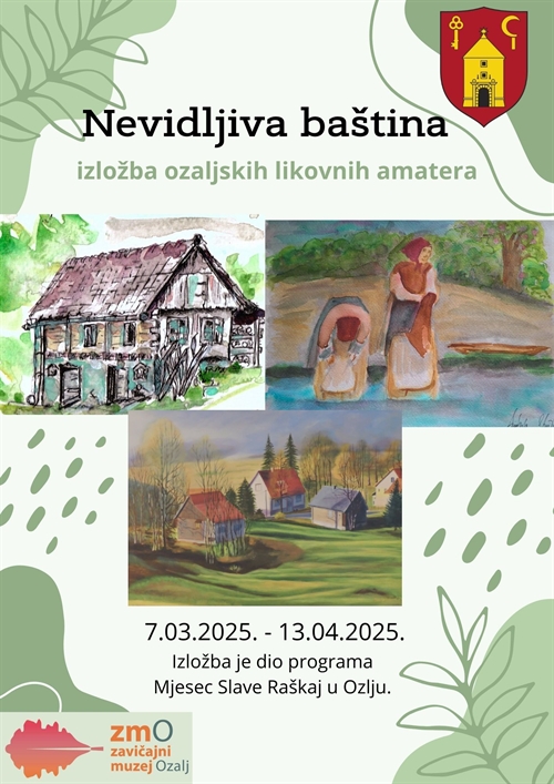 Nevidljiva bašina - poziv na otvorenje izložbe
